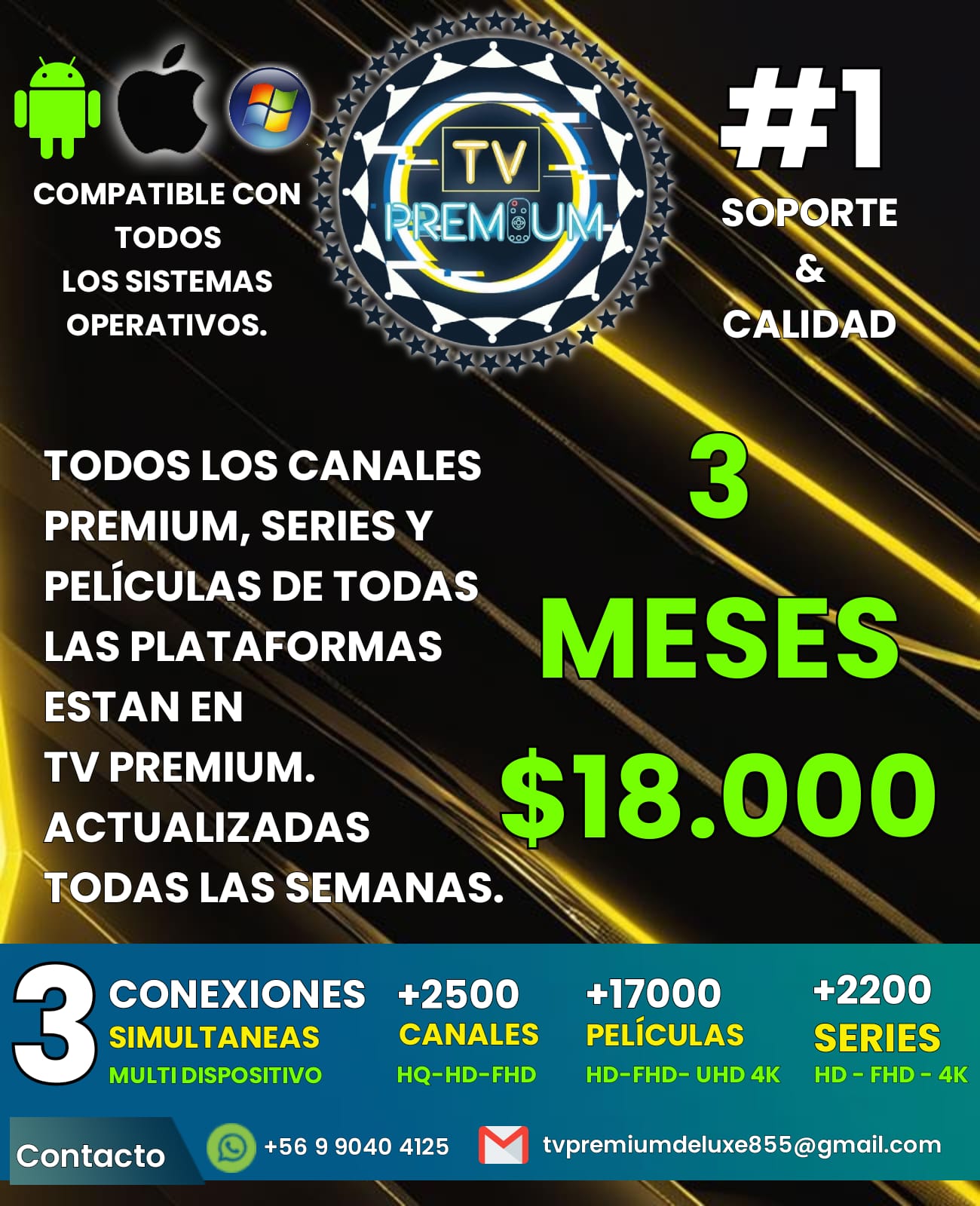 IPTV 3 MESES